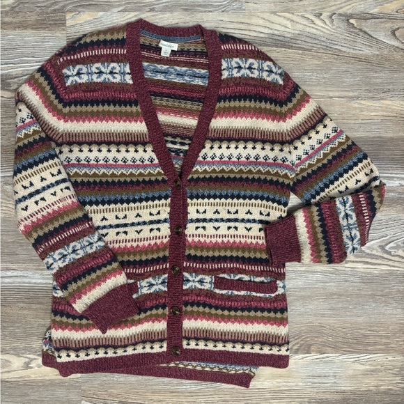 Sundance FairIsle Patterned Cardigan new condition sz S - Picture 2 of 9